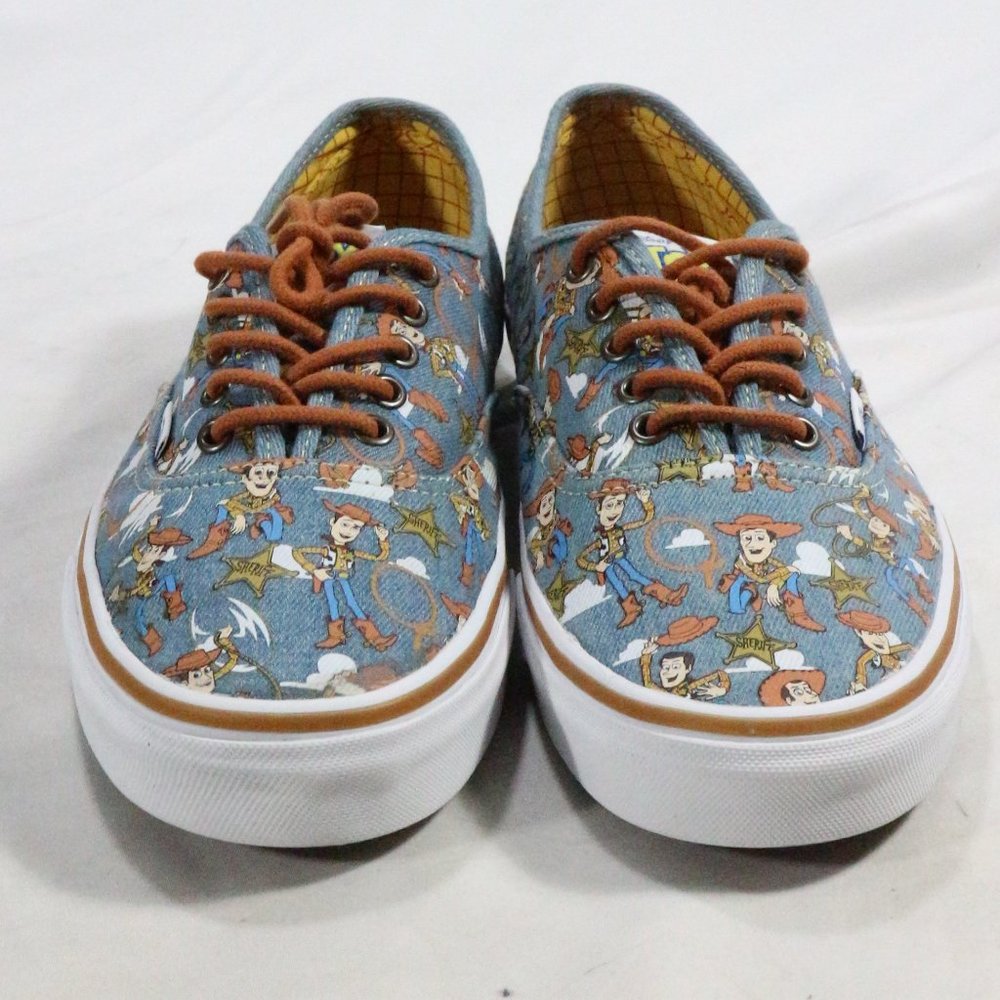 VANS Authentic Toy Story Woody True White Sneakers Sz 10.5 US Men - Picture 3 of 13